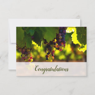 Florist Edition Vine Photo Congrations Note Carte
