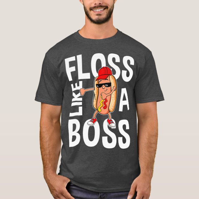 Floss Like A Boss Hoss Floss Dance Tshirt (Devant)