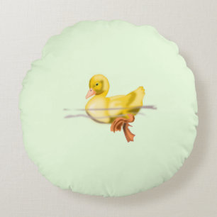 Flottant Coussin rond de canard jaune - Votre coul