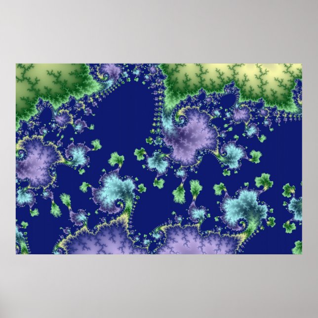 Flottant - Poster Fractal (Devant)