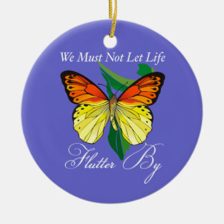 Flotter par ornement papillon