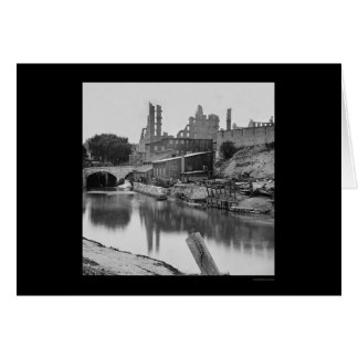 Flour Mill by the James River & Richmond, VA 1865