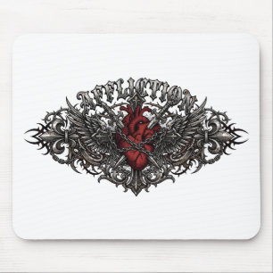 Flow Full 0042 - Tapis de souris de bureau