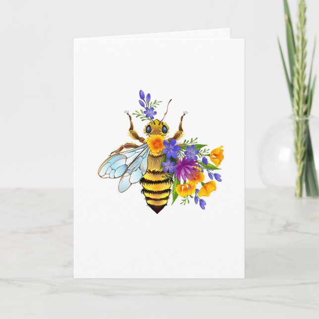 Flower bee with wild plants (Devant)