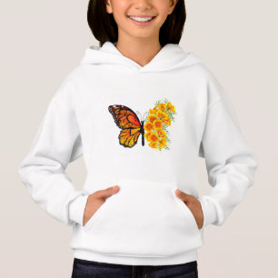 Flower Butterfly with Yellow California Poppy