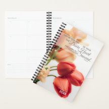 Flower Christian Planner pour les femmes - Psaume