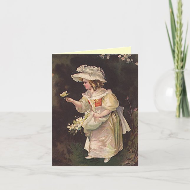 Flower Girl Request Card Cartes Invitation Invitat (Devant)