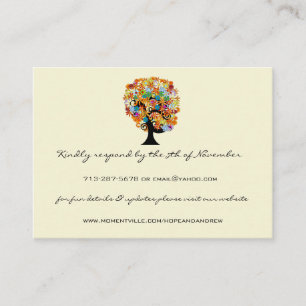 Flower Love Tree Response et cartes de site Web