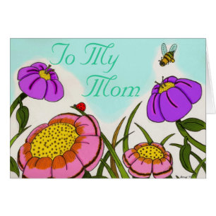 Flower Meadow "To My Mom" Carte personnalisable