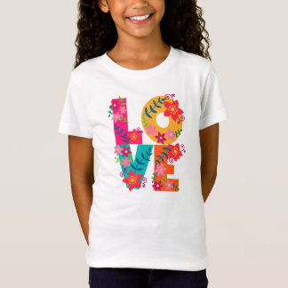 Flower power Amour t-shirt L.O.V.E.