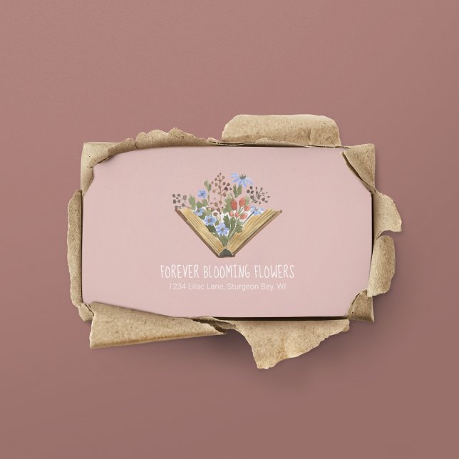 Flower Shop Florist Code QR Carte de visite (Créateur téléchargé)