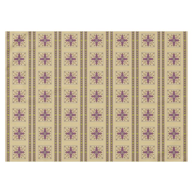 Flower Spring of Life 60x84" nappe (Devant (Horizontal))