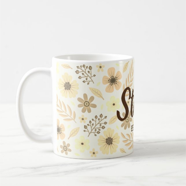 Flowered Mug (Gauche)