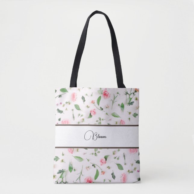 Flowers Bloom Tote Bag (Devant)