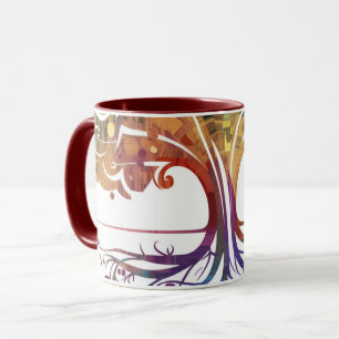 flowers coffee mug