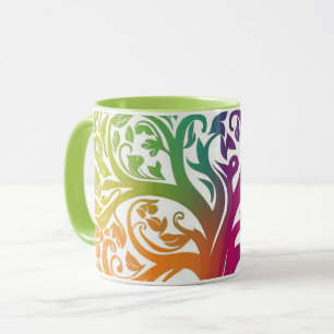 flowers coffee mug