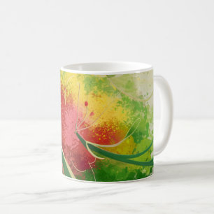 flowers coffee mug