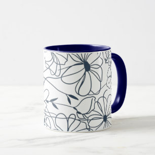 flowers coffee mug