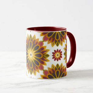 flowers coffee mug