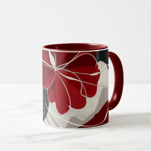 flowers coffee mug