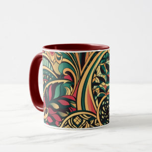 flowers coffee mug