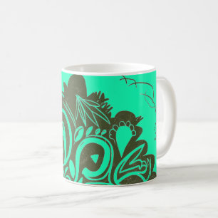 flowers coffee mug