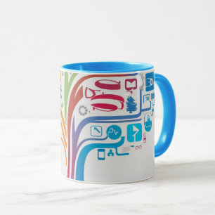flowers coffee mug