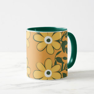 flowers coffee mug