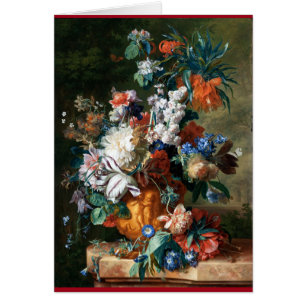 Flowers Painting by Dutch Master Jan van Huysum