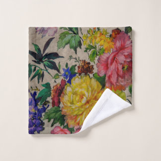 flowers texture bath towels Toalla