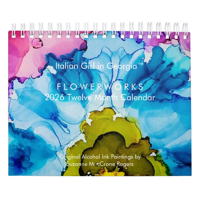 Flowerworks - Calendrier d'art de 12 mois pour 202 (Protection)
