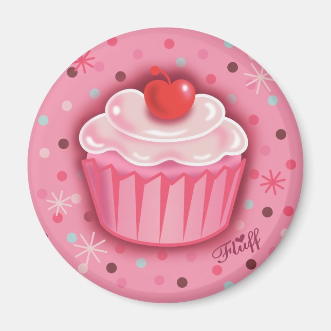FluffCakes Magnet rose (Devant)