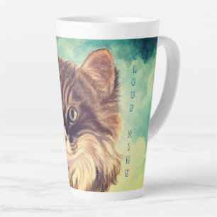 Fluffy Cat Cloud Neuf Latte Mug
