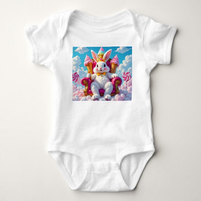 FluffyCloudConfections body bébé une pièce (Devant)
