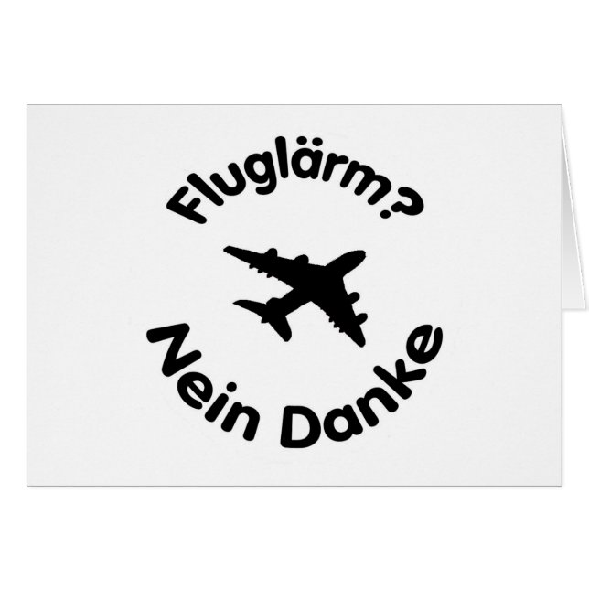 Fluglärm ? Nein Danke (Devant horizontal)