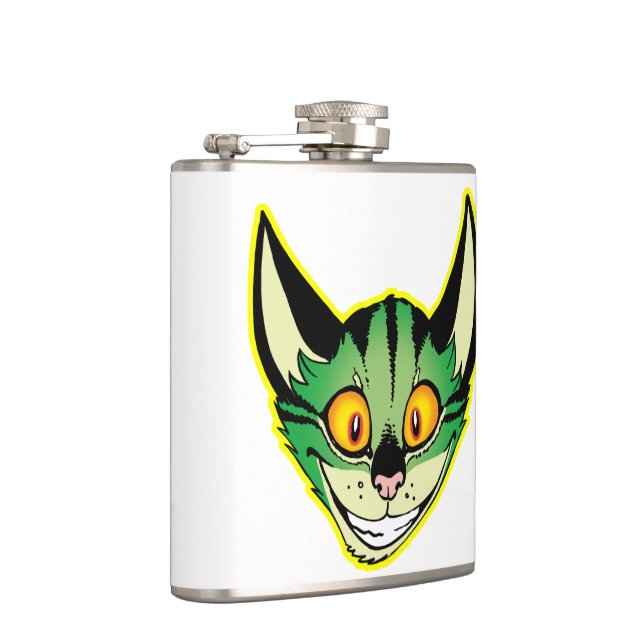 Fluorescent flacon de hanche de chat de dessin (Droite)