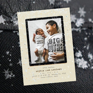 Flurry bébé   Faire-part de naissance verticale