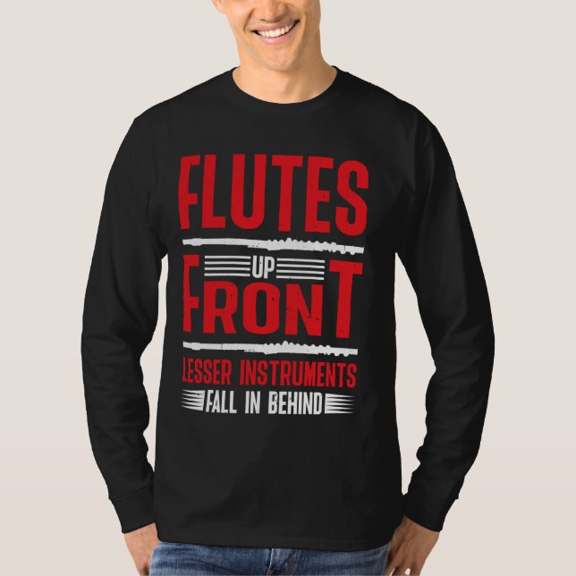 Flutes Vers Le Haut Avant Des Instruments Plus Pet (Devant)
