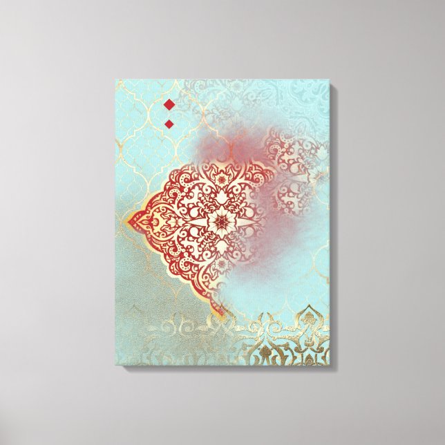 Flux Oriental - Toile Enveloppée (Recto)