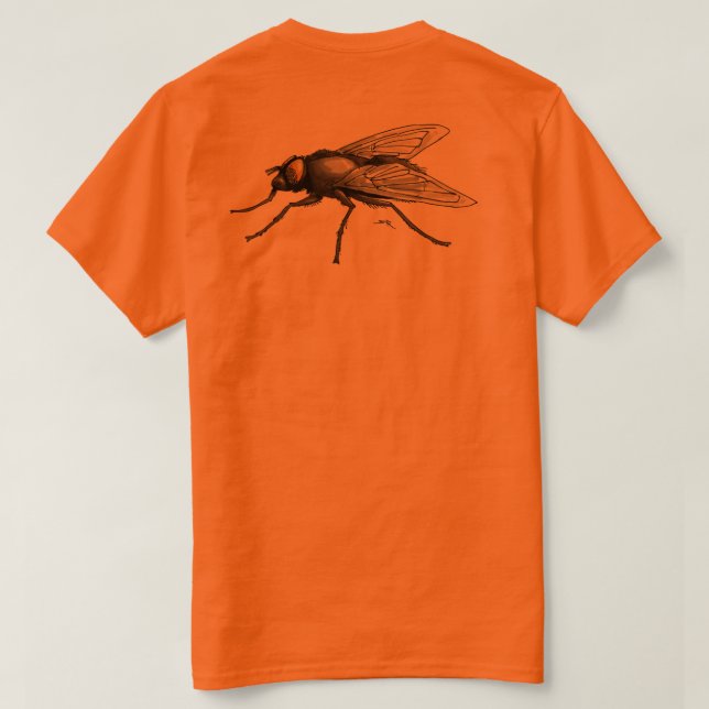 Fly Buddy femme t-shirt orange dos (Design dos)