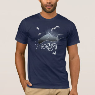 Fly like the birds, t-shirt maquillé