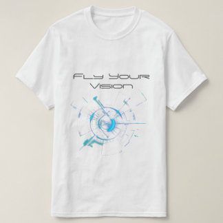Fly Your Vision - Tech and Nature Fusion T-Shirt