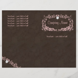 Flyer Diamond Bijoux Pink Brown Suede Floral