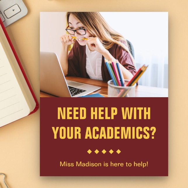 Flyer du Tuteur du secondaire (Créateur téléchargé)