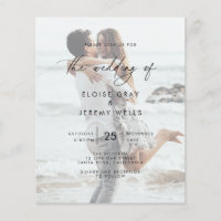 Flyer Faire-part de mariage moderne