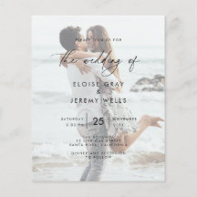 Flyer Faire-part de mariage moderne