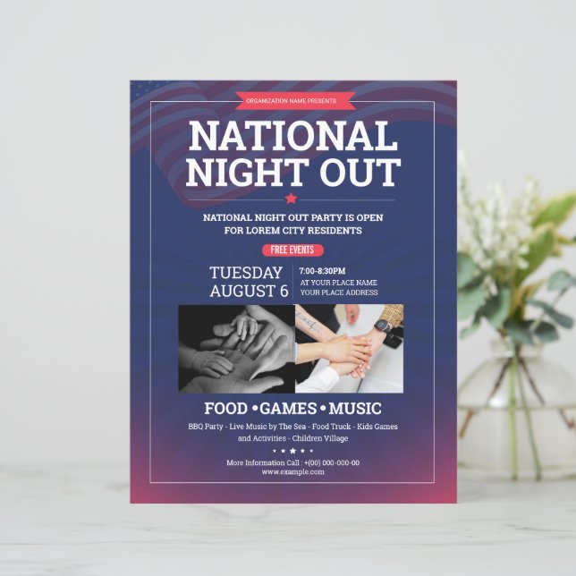 Flyer National Night Out (Debout devant)