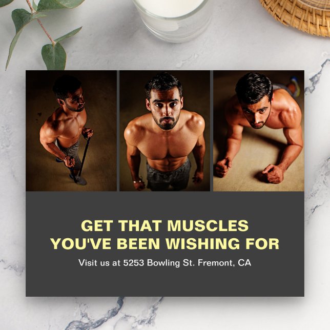 Flyer promotionnel de gym (Créateur téléchargé)