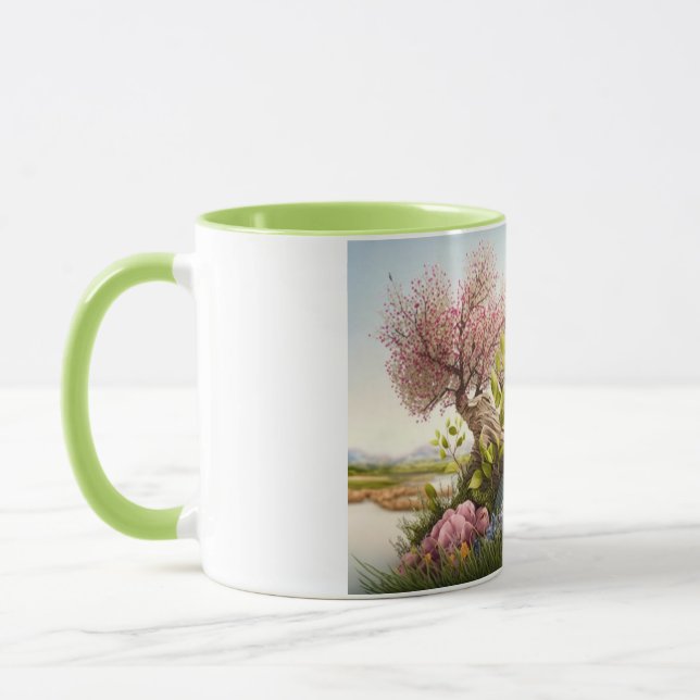 Flying Birds Mug - Conception inspirée de la natur (Gauche)