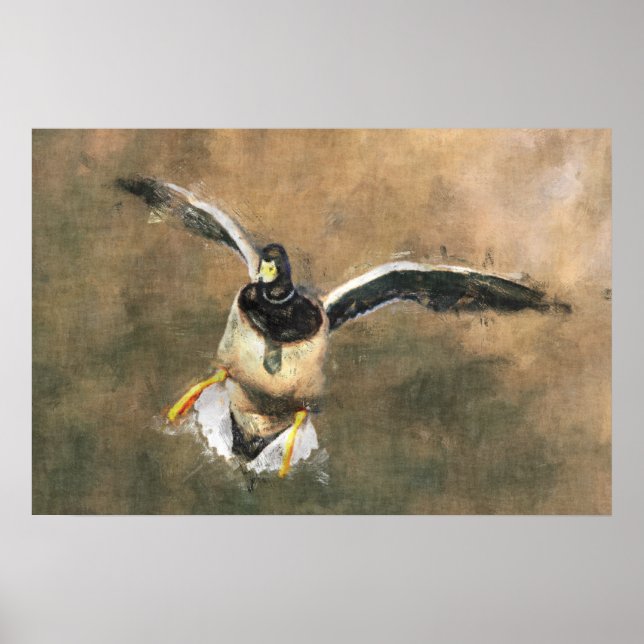 Flying Duck Poster (Devant)